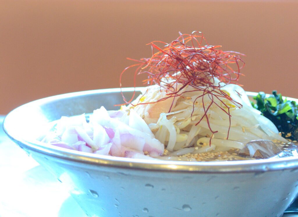 新メニューの冷やしラーメン