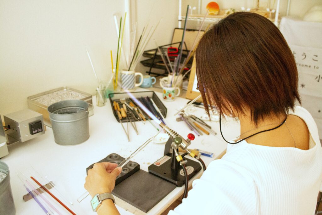 nenekoko glass jewelry